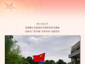 忠誠(chéng)向黨，行動(dòng)踐行——精大黨總支部組織開(kāi)展“義務(wù)